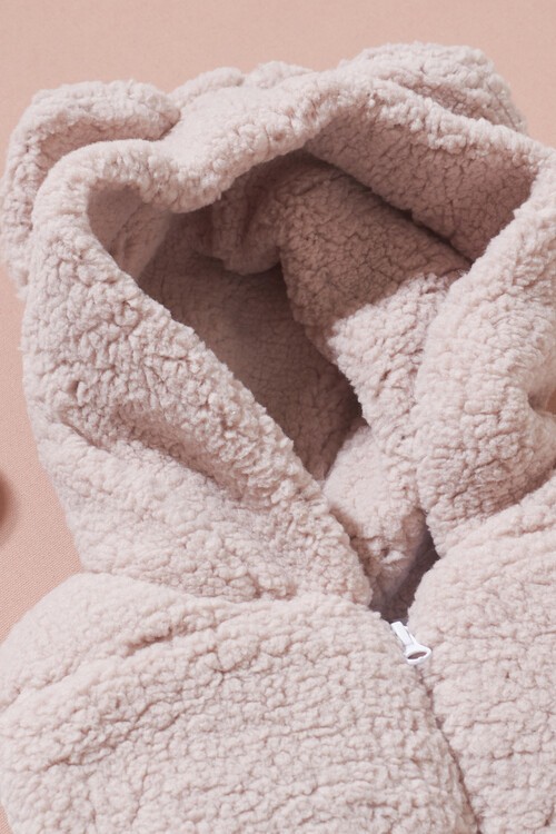 Erkek Bebek Pofuduk Yelekli Ayıcıklı 3lü Eşofman Takımı 14586