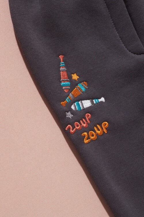 Erkek Bebek Pofuduk Yelekli Ayıcıklı 3lü Eşofman Takımı 14586