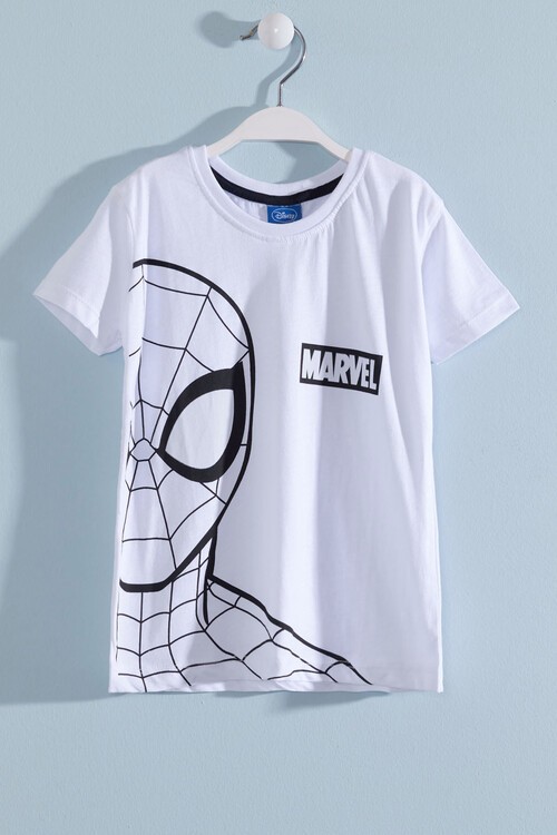 Erkek Çocuk Beyaz 2-7 Yaş T-Shirt 208-4