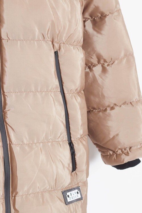 Erkek Çocuk Mont BLN Dream Baskılı Kapşonlu Şişme Mont 14541