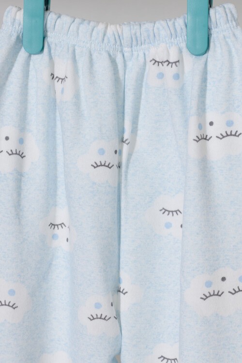 Erkek Çocuk Bulutlu Pijama Takımı 14493
