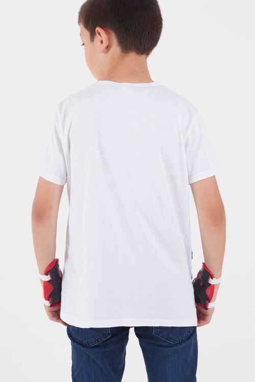 Erkek Çocuk Cepli Baskılı Tshirt 8-12 Yaş 14056