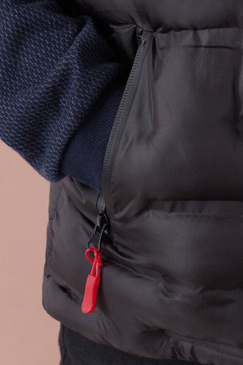 Erkek Çocuk Desenli Kapüşonlu Şişme Yelek 14582