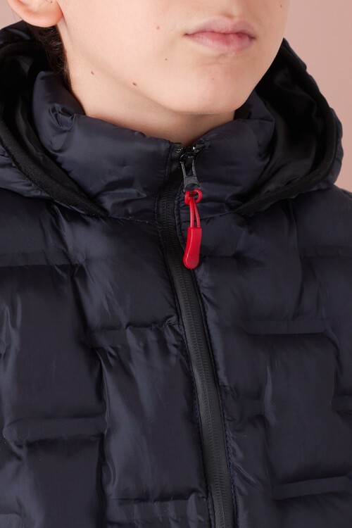 Erkek Çocuk Desenli Kapüşonlu Şişme Yelek 14582