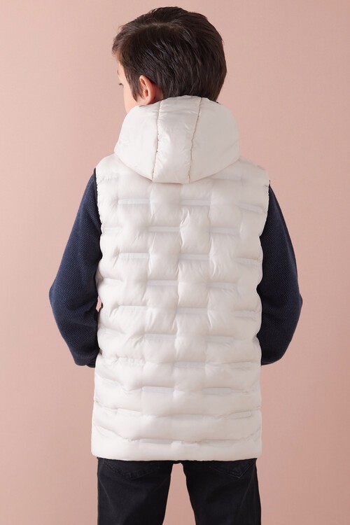 Erkek Çocuk Desenli Kapüşonlu Şişme Yelek 14582