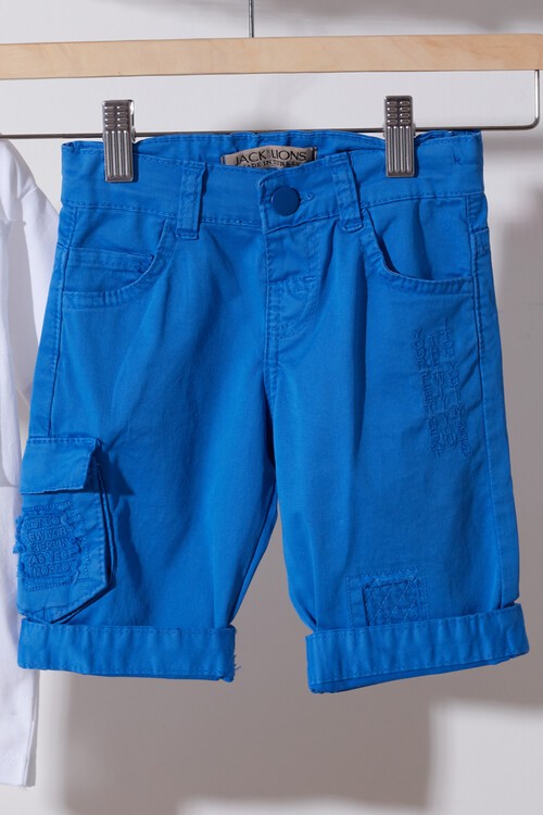 Erkek Çocuk Kesik Detaylı 2 li Takım 14106