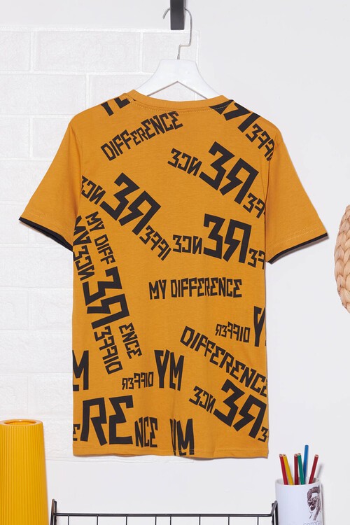 Erkek Çocuk Little Baskılı Tshirt 8-12 Yaş 14018