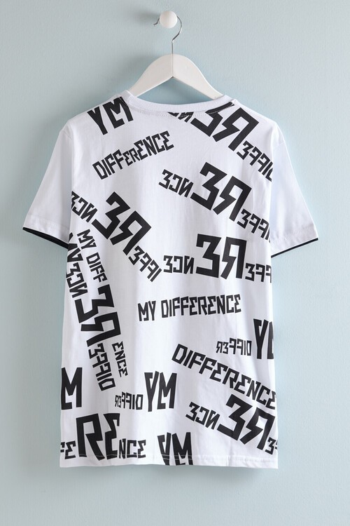 Erkek Çocuk Little Baskılı Tshirt 8-12 Yaş 14018