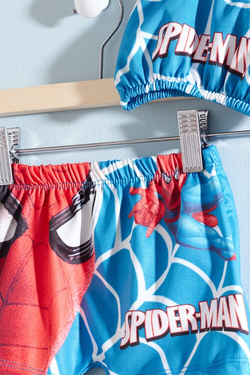 Erkek Çocuk Mavi Mayo ve Bone 14483