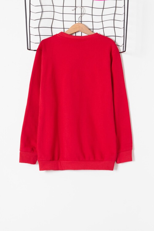 Erkek Çocuk Örümcek Baskılı Uzun Kol Sweatshirt  4-10Yaş 13360