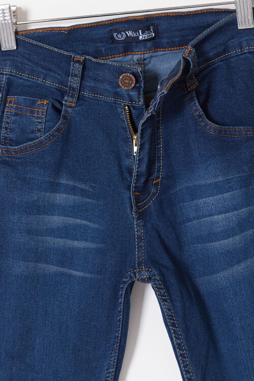 Erkek Çocuk Yıpratmalı Jean Pantolon 12-17 Yaş 13783