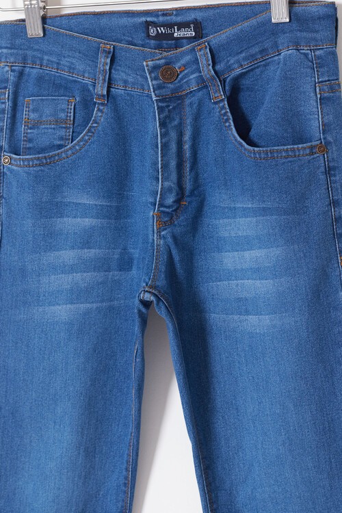 Erkek Çocuk Yıpratmalı Jean Pantolon 12-17 Yaş 13783