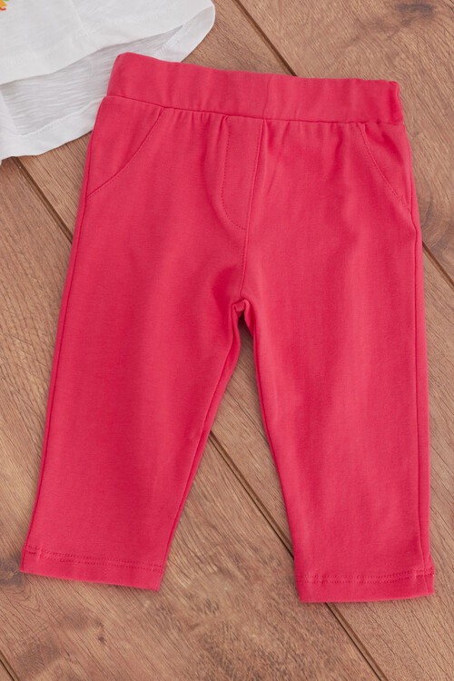 Kız Bebek Meyve Baskılı Yazlık 2li Takım 14549