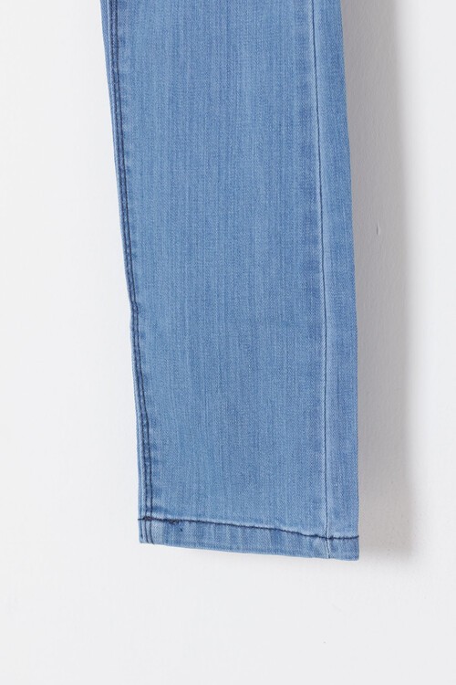 Kız Çocuk Açık Mavi Jean Pantolon 2-12 Yaş  13883