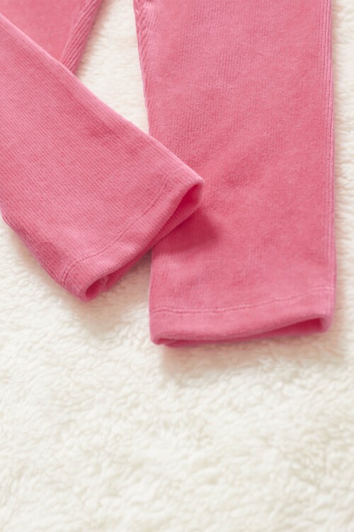 Kız Çocuk Fitilli Kadife 2-13 Yaş Tayt 13324