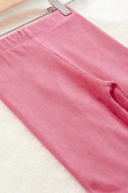 Kız Çocuk Fitilli Kadife 2-13 Yaş Tayt 13324