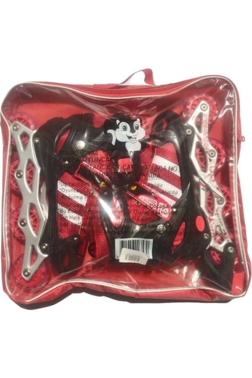 Kız Çocuk Işıklı Ayarlanabilir 4 Tekerli Alıştırma Pateni 14466