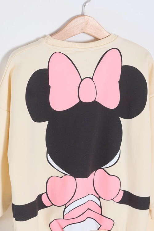 Kız Çocuk Kalpli Sırt Baskılı Eşofman Takımı 14602