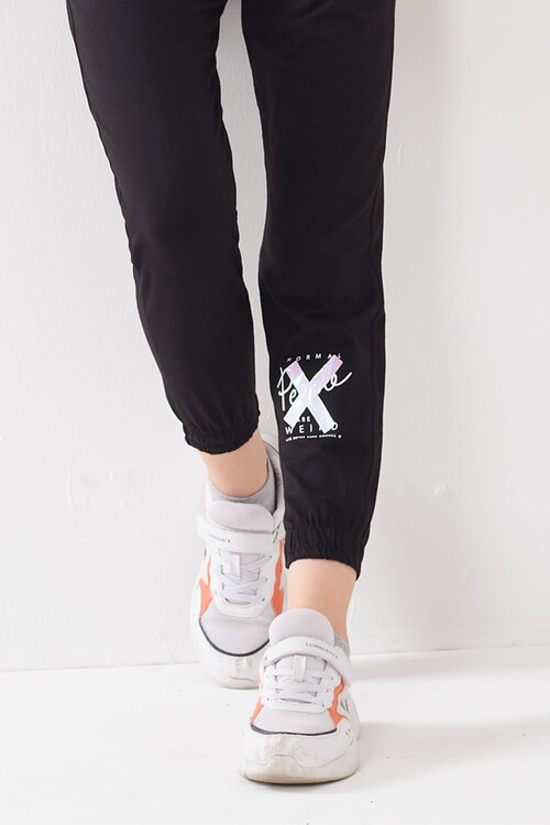 Kız Çocuk Kapüşonlu Kalp Baskılı Yazlık Takım 7-14 Yaş 13840