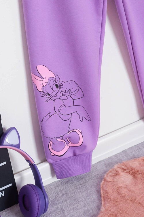 Kız Çocuk Ördek Daisy Baskılı Eşofman Takımı 14601