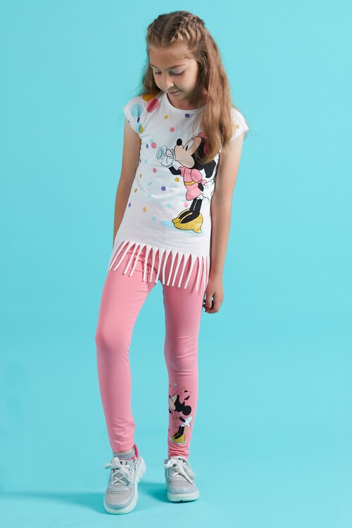 Kız Çocuk Püsküllü Yazlık Takım 3-10 Yaş 13935