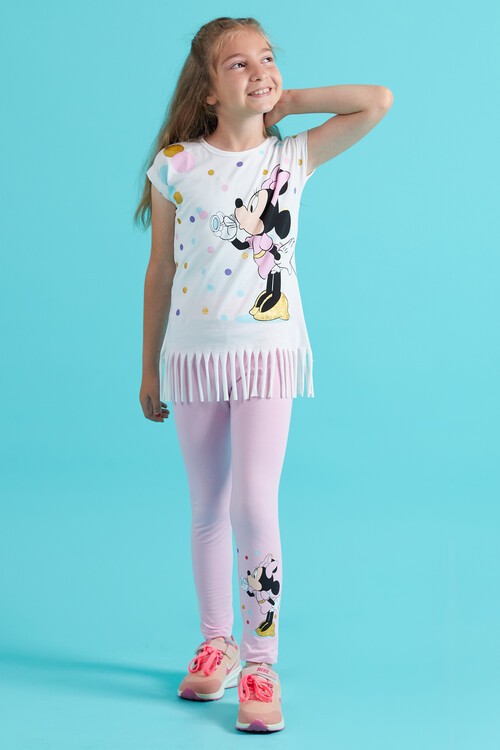 Kız Çocuk Püsküllü Yazlık Takım 3-10 Yaş 13935