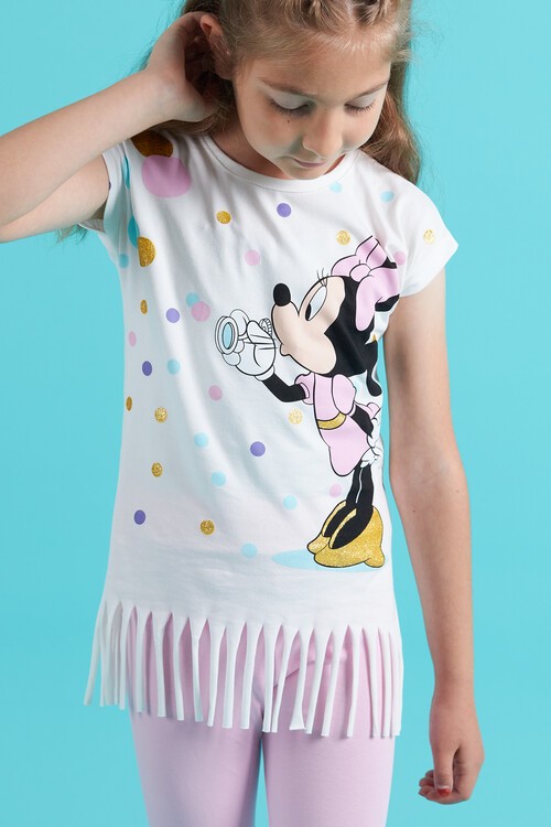 Kız Çocuk Püsküllü Yazlık Takım 3-10 Yaş 13935