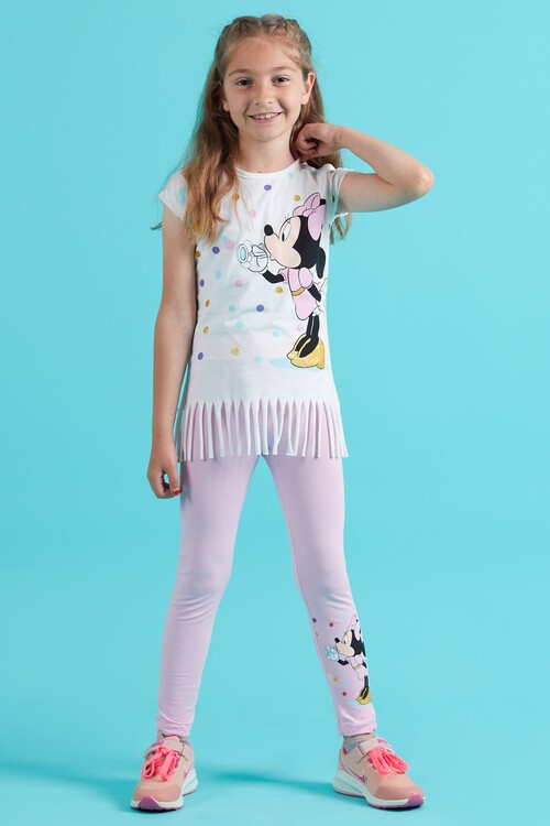 Kız Çocuk Püsküllü Yazlık Takım 3-10 Yaş 13935