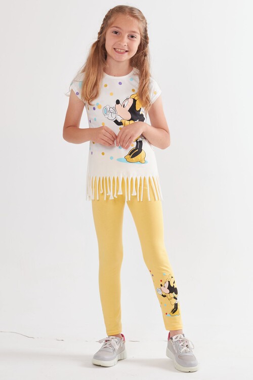 Kız Çocuk Püsküllü Yazlık Takım 3-10 Yaş 13935