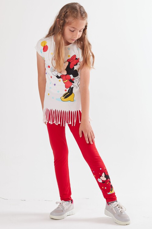 Kız Çocuk Püsküllü Yazlık Takım 3-10 Yaş 13935