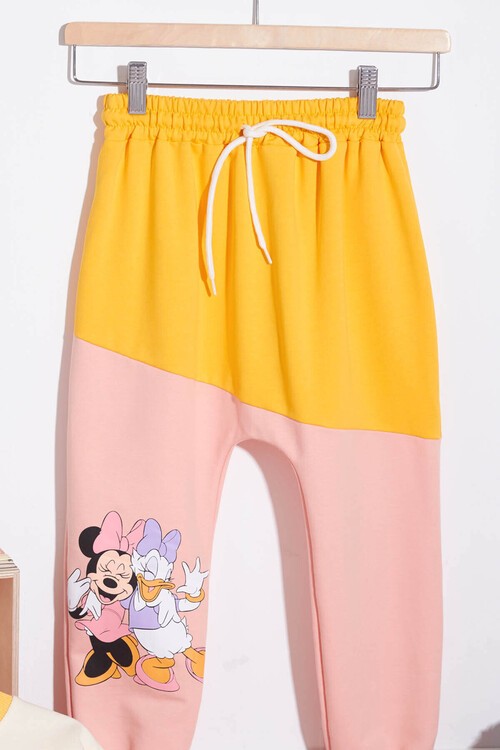 Kız Çocuk Renkli Karakter Baskılı Eşofman Takımı 2-8 Yaş 14596