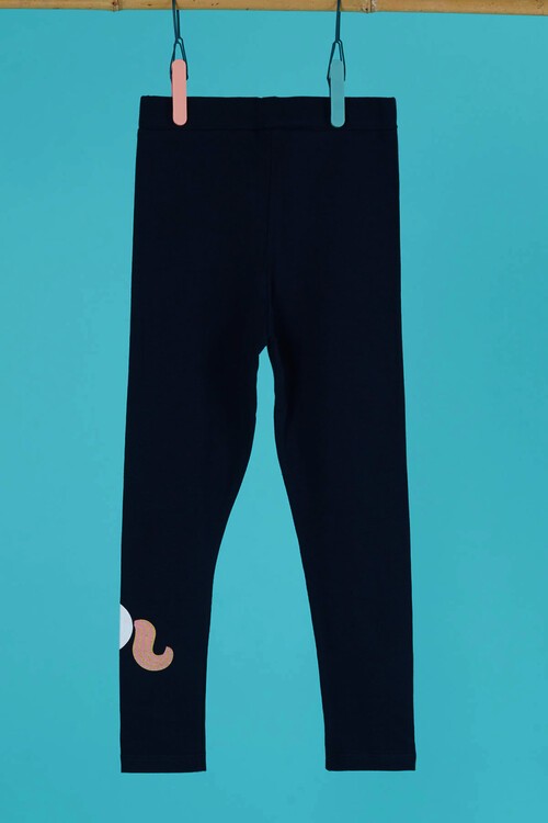 Kız Çocuk Unicorn Baskılı Tayt 4-8 Yaş 13951