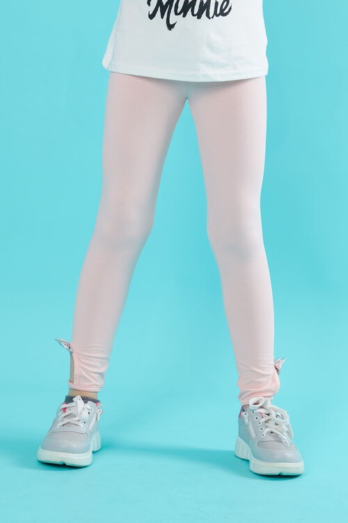 Paça Detaylı Kız Çocuk Tayt 1-8 Yaş 14468