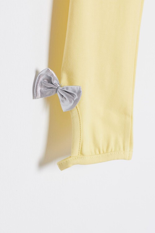 Paça Detaylı Kız Çocuk Tayt 1-8 Yaş 14468