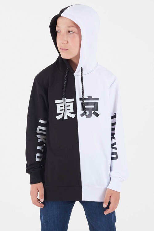 Unisex Baskılı Sweatshirt 10-16 Yaş 13674