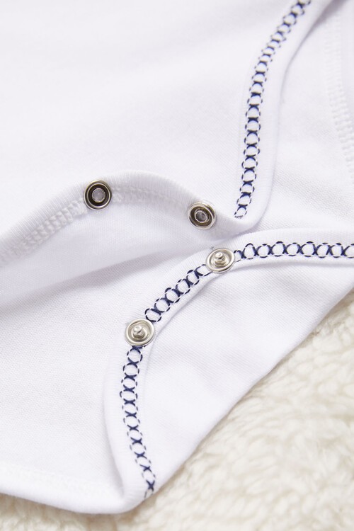 Bebek Çıtçıtlı Uzun Kol  Badi Annem Beni Seviyor 14654