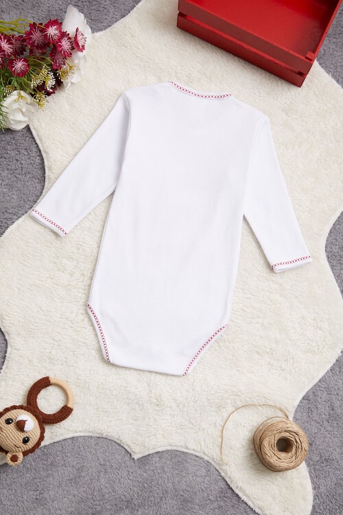 Bebek Çıtçıtlı Uzun Kol Badi Babam Beni Seviyor  14652