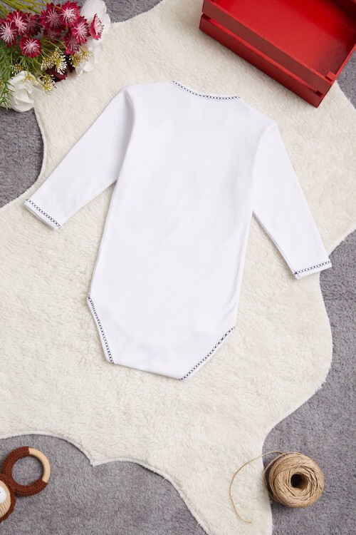 Bebek Çıtçıtlı Uzun Kol Badi Babam Beni Seviyor  14652