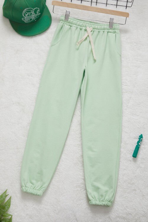 Bel Lastikli Basic Kız Çocuk Eşofman Altı 14995