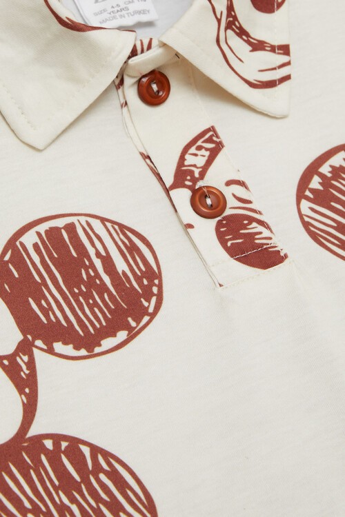 Çizgi Film Karakter Baskılı Çocuk Tişört 3-10 Yaş 15031