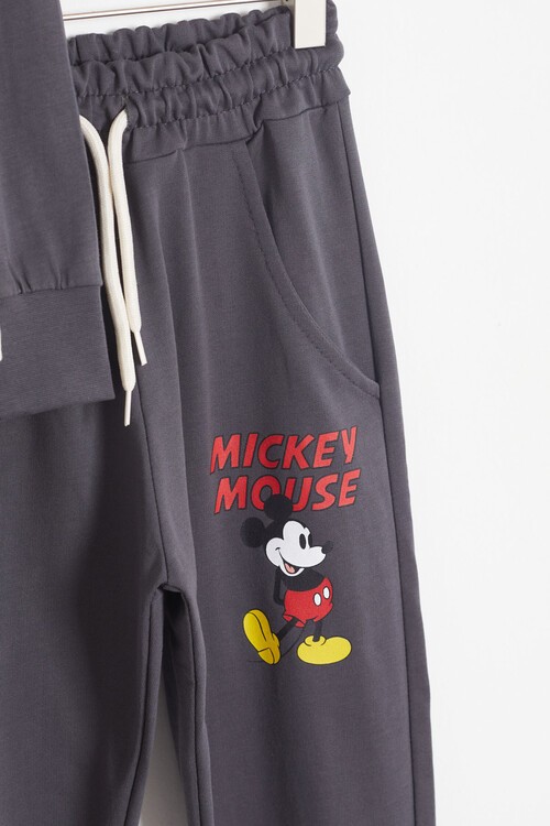 Çizgi Karakterli Sırtı Baskılı Erkek Çocuk Eşofman Takımı 15048