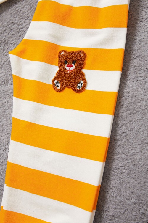 Çizgili Ayıcık Nakışlı Eşofman Takımı Unisex 14971