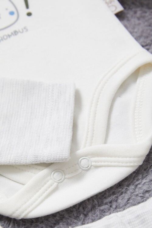 Erkek Bebek Badili Ceketli 3lü Eşofman Takımı 14974