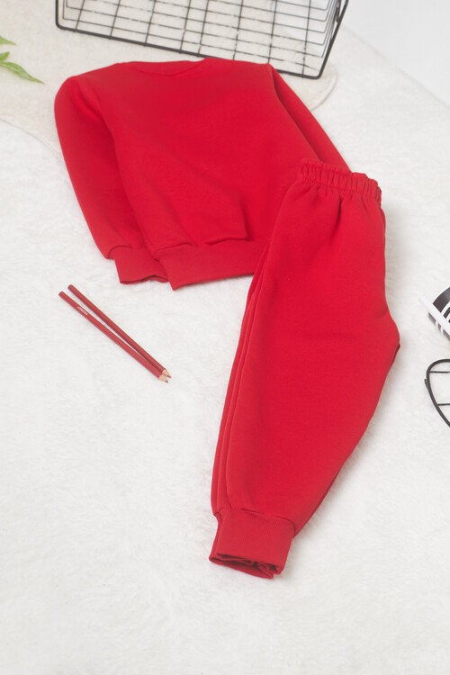 Erkek Çocuk Ayıcık Nakışlı Eşofman Takımı 14640