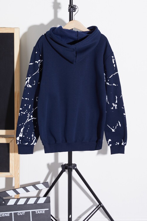 Erkek Çocuk Kapşonlu Sweatshirt 14151