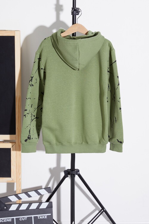 Erkek Çocuk Kapşonlu Sweatshirt 14151