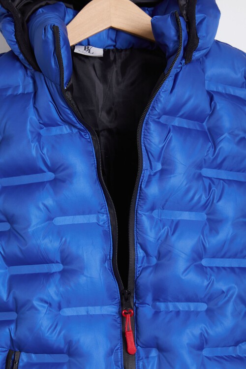 Erkek Çocuk Düz Desen Kapüşonlu Şişme Yelek 14647