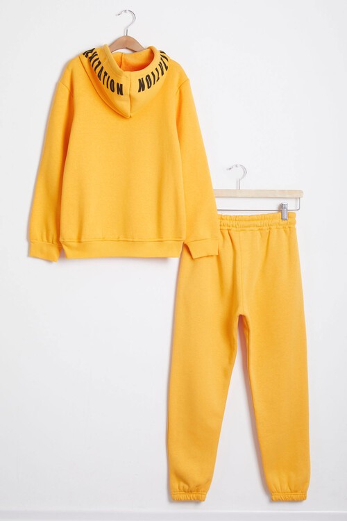 Erkek Çocuk İçi Polarlı Kalın Eşofman Takımı 14168