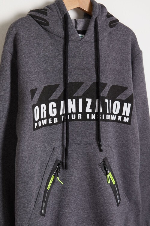 Erkek Çocuk İçi Polarlı Kalın Eşofman Takımı 14168