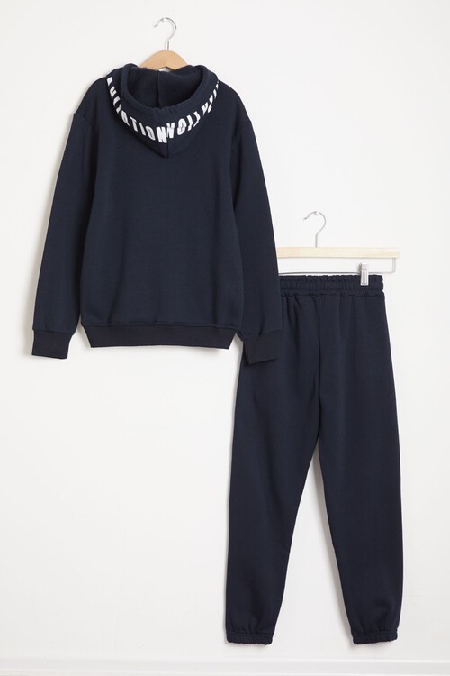 Erkek Çocuk İçi Polarlı Kalın Eşofman Takımı 14168